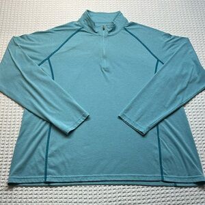 Orvis Men’s Extra Large 1/4 Zip Long Sleeve Pullover Shirt Pre Owned